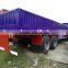 Low price 12m double axle cargo trailer,40 ton cargo transport trailer