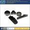 precision custom injection molding black plastic component