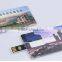 best selling promotional credit/visa/business card logo printing usb card flash drive