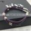 2016 Charm Luxury Leather Jewelry Viya Custom Stingray/Python Leather Bracelet with Manufacturer Prices