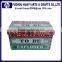Oem organizing boxes decorative faux leather cotton storage box