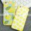 Soft Silicone Lemon pattern back cover case Scratch-Resistant for iPhone 6/6S/6Plus