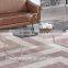 LIving room RB-1315 Modern black stoving varnish rectangular tempered glass coffee table with stainless steel tea table