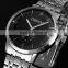 Relogios masculino steel quartz watch men, men dress watch WA060