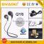 2016 new QY8 wireless bluetooth earphone for iphone 6s 6s 5s 5 CSR chips QCY QY8 mobile phone sport earphone free samples