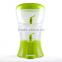 two compartment beverage dispenser 2.5 gallon beverage jar BPA Free beverage dispenser with tap PP Food grade party drink set