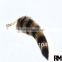 100% real Raccoon tails keychain for bag accessories