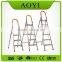 AY kinder surprise high quality big step aluminum household step folding ladder with en131