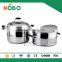 High Quality Three Layer Steamer Pot Set with double bottom