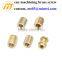 custom precision turning brass insert lock nut