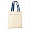 plain standard size canvas tote bag shopping crafts
