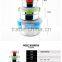 round shape stainless steel stackable food container to keep food fresh