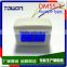 DM55-1 LCD AC Digital Voltage meter Voltmeter 80-300V Switch EURO 2 Round Plug Volt Power Monitor AC Panle Meter blue backlight