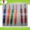 simple transparent color ball pen