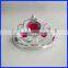 Fashion Frozen Princess Acrylic Material Red Diamond Crown