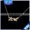 Valentine Day Gifts Love Design Charming Necklace Pendant Jewelry Wholesale