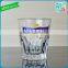 Special embossed glass cups beautiful decal cups polygonal whiskey and shot glass cups do as buyers request