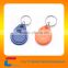 For hotel access security RFID plastic T5577 key fob, custom rfid key keychain