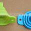 FDA and LFGB food grade colorful Silicone Collapsible Foldable Funnel