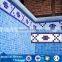 decorative blue ceramic tile border tiles for swimming pool