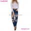Women Blue Denim Skinny Pants Ripped Butt Lifting Jeans Wholesale                        
                                                Quality Choice
                                                    Most Popular
