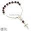 BXA-0954 925 Sterling Fashion Silver Bracelet Silver Fashion Rosary Bracelet with Red Agate