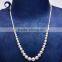 white/mixed color high luster 2-9mm graduated latest design pearl necklace