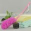 Promotional plastic long handle puff mesh bath sponge                        
                                                Quality Choice