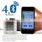 Bluetooth 4.0 Portable Wrist Digital Blood Pressure Monitor Irregular Heartbeat Detector for iOS and Android Devices White