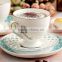 Europen Design cup and saucer tea-time set