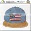 2014 Custom Old School Big Leather Patch trucker Hats