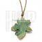Best selling old fashion vintage zinc alloy metal leaf pendant