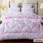 Microfiber Queen Duvet-Cover-Set Comforter set flower stiches