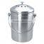 Indoor mini stainless steel 304 compost bin with filter