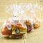 snack food packaging toast/puff/French bread clear plastic cookies packaging bag