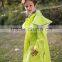 210T polyester fabric with PU coating children environmental kids non-toxic waterproof windproof raincoat