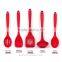 Dishwasher Safe Silicone Kitchen Utensil including Spatula, Ladle, Slotted Spoon, Mixing Spoon, Spoonula, Turner