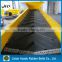 Figured rubber conveyor belts