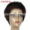 In stock 100% human hair wig, overnight delivery short hair wig at wholesale factory price