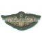 WW2 us army air force senior bullion pilot wing on dark green wool