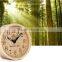 Night Light Wooden Sweep Clock