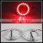 5W C.ree 80mm LED projector lens Red led angel eyes for BMW LED angel eyes rings