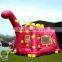 MOQ 1pc 0.55mm pvc tarpaulin inflatable bounce house banners for sale
