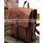 Men's Travel Hiking Bags Leather Military backpack bags
