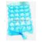 made in china factory disposable blue pe ice cube bag