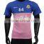 Wholesale silk painting logo soccer team jersey