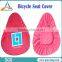 Red electric bicycle seat cover, red bike seat cover