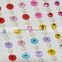 Custom rhinestone sticker sheet colorful crystal pearl bling sticker self-adhesive acrylic sticker for car gift decoration