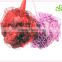 Easy to dry bath sponge,exfoliating mesh ball with colourful sponge