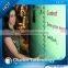 Interactive touch foil used in advertising in shopping center windows/table/showcase